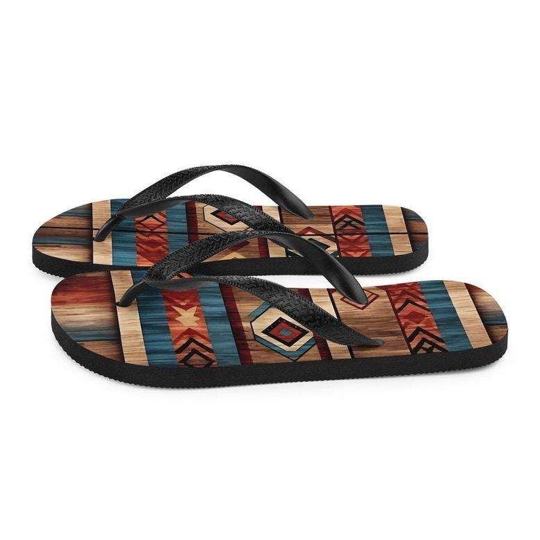 Aztec Western Flip-Flops