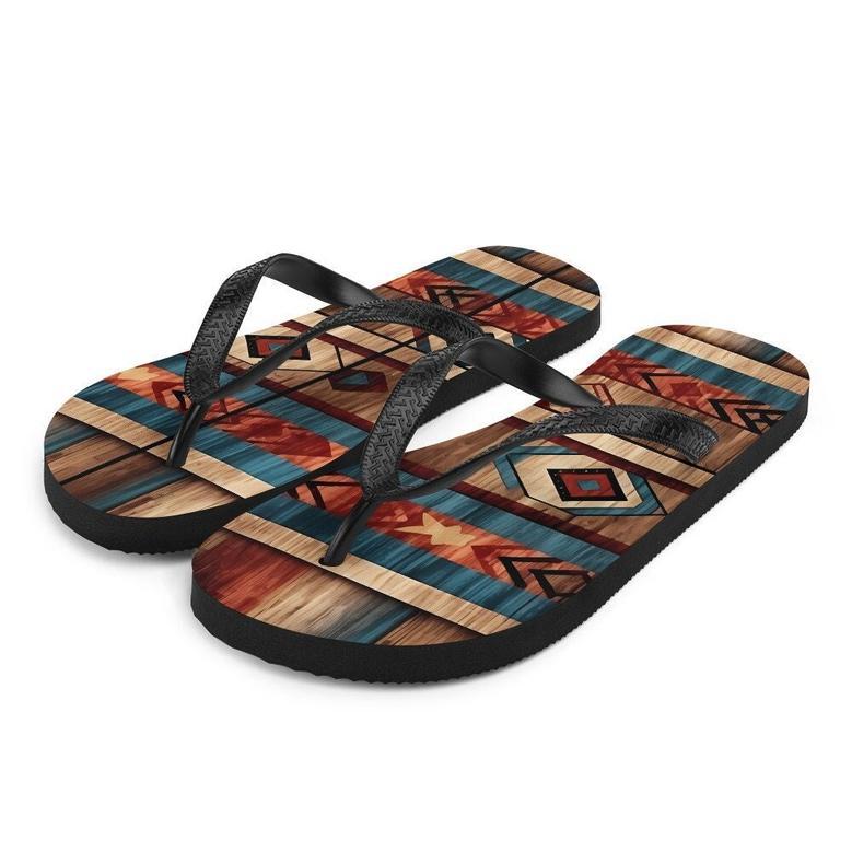 Aztec Western Flip-Flops