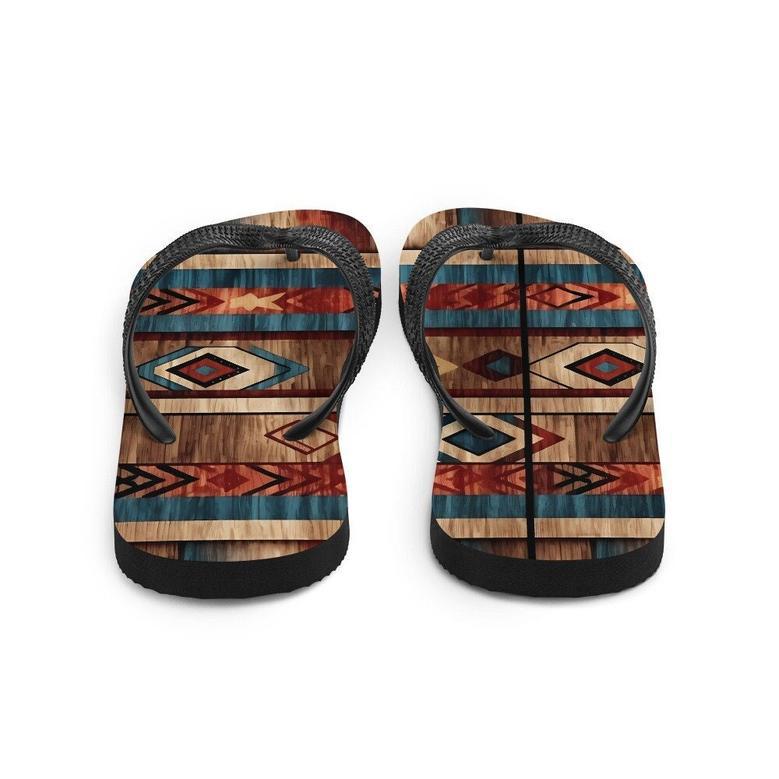 Aztec Western Flip-Flops