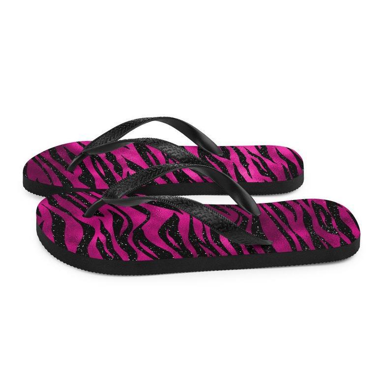 Boujee Animal Print Flip-Flops