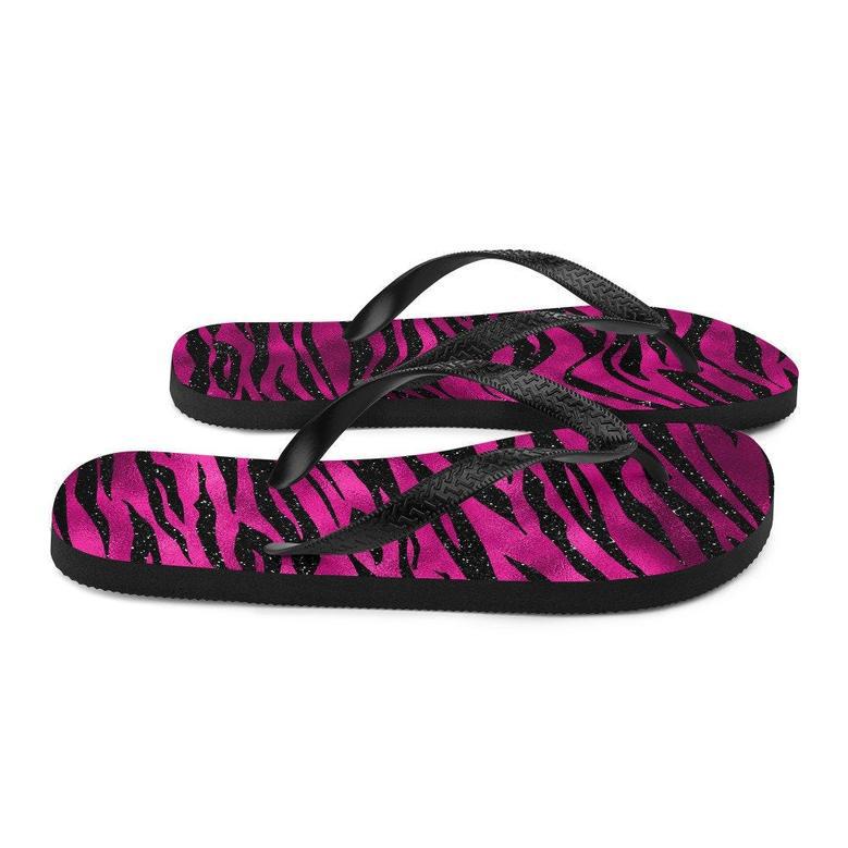 Boujee Animal Print Flip-Flops