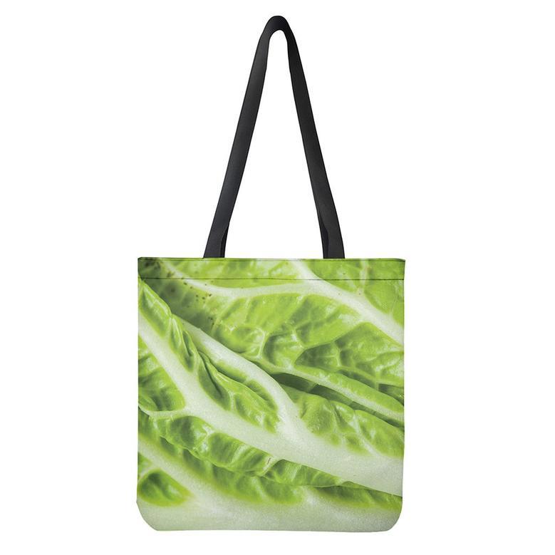 Chinese Cabbage Leaf Print Tote Bag