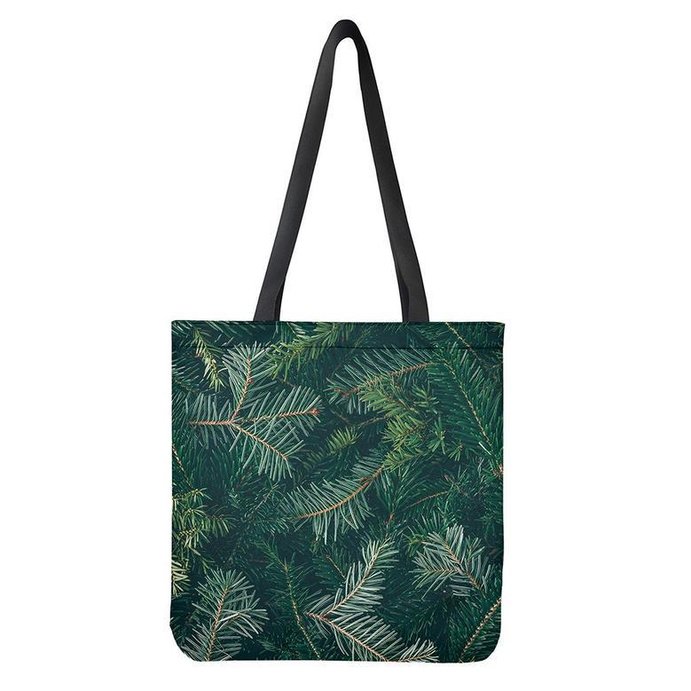 Christmas Tree Print Tote Bag