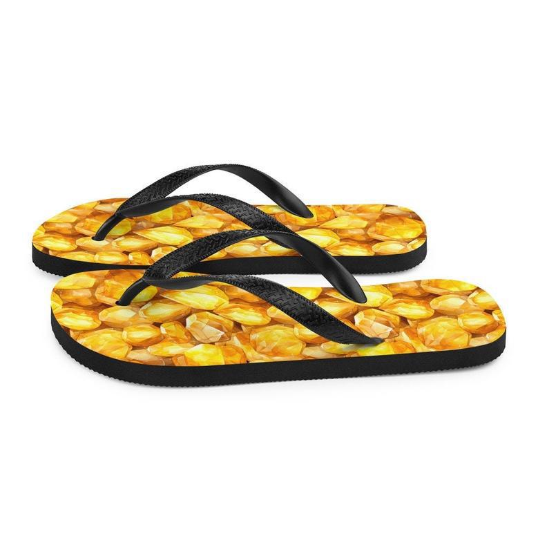 Citrine Summer Flip Flops