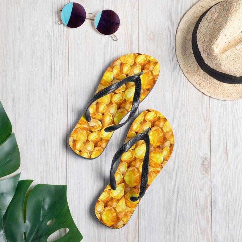 Citrine Summer Flip Flops