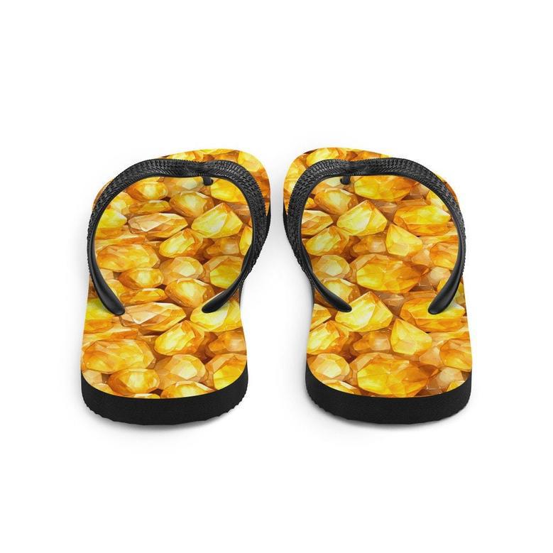 Citrine Summer Flip Flops