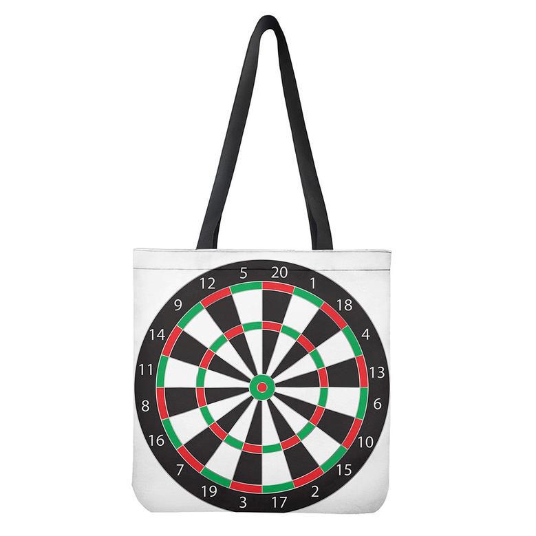 Classic Dartboard Print Tote Bag