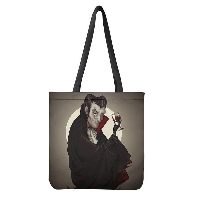 Count Dracula Print Tote Bag