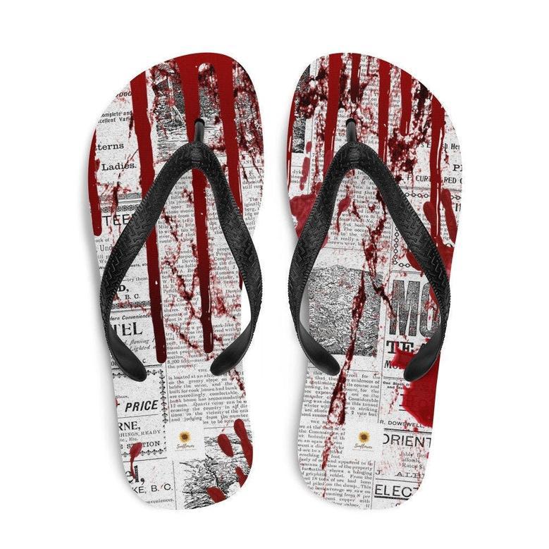 Crime Scene Flip-Flops