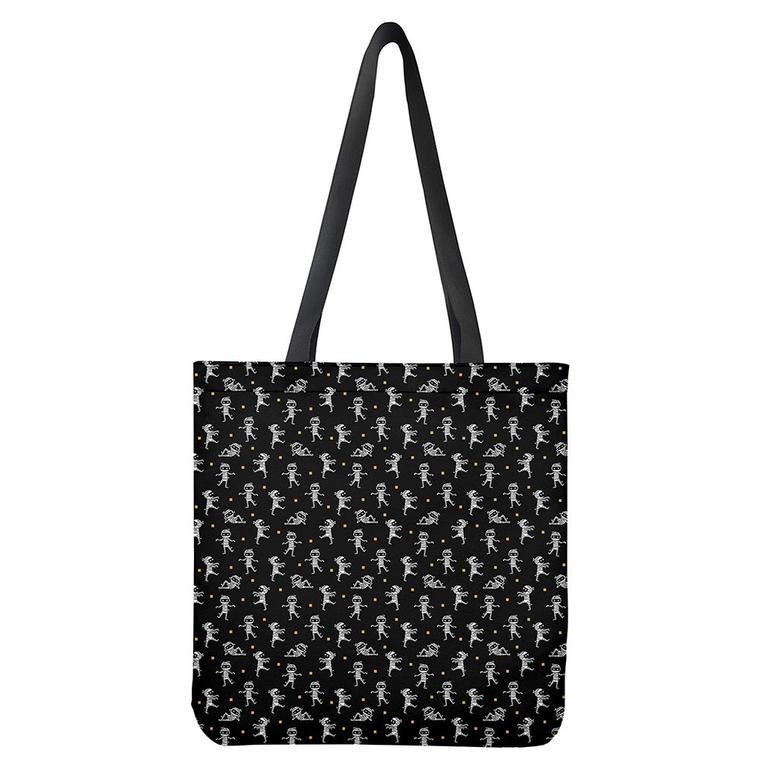 Cute Mummy Pattern Print Tote Bag