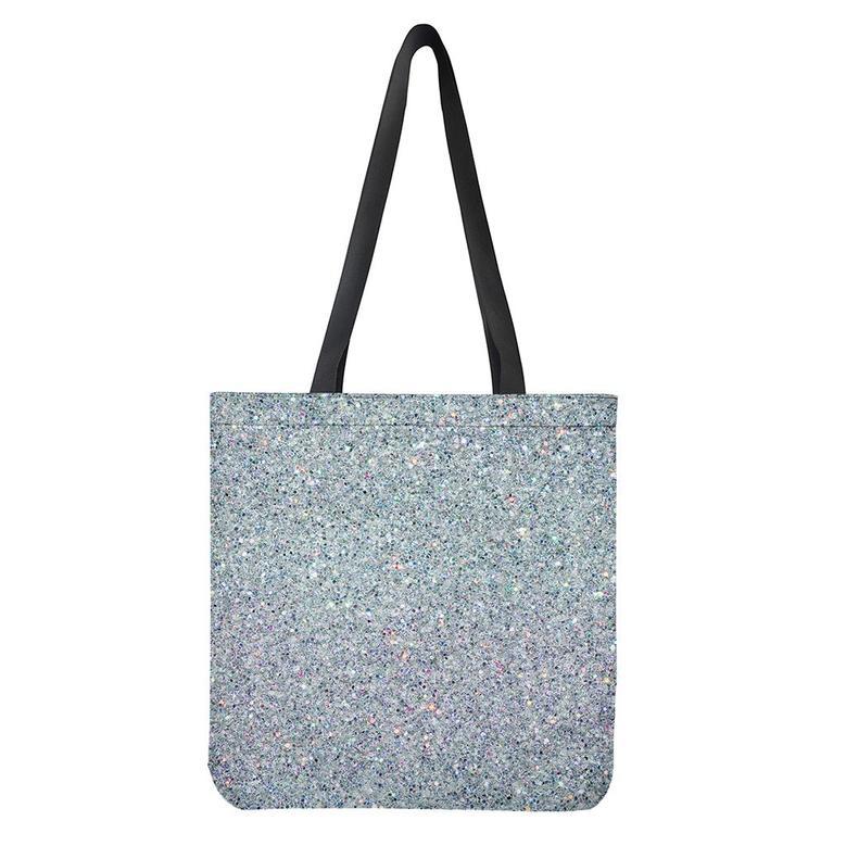 Diamond (Not Real) Glitter Print Tote Bag