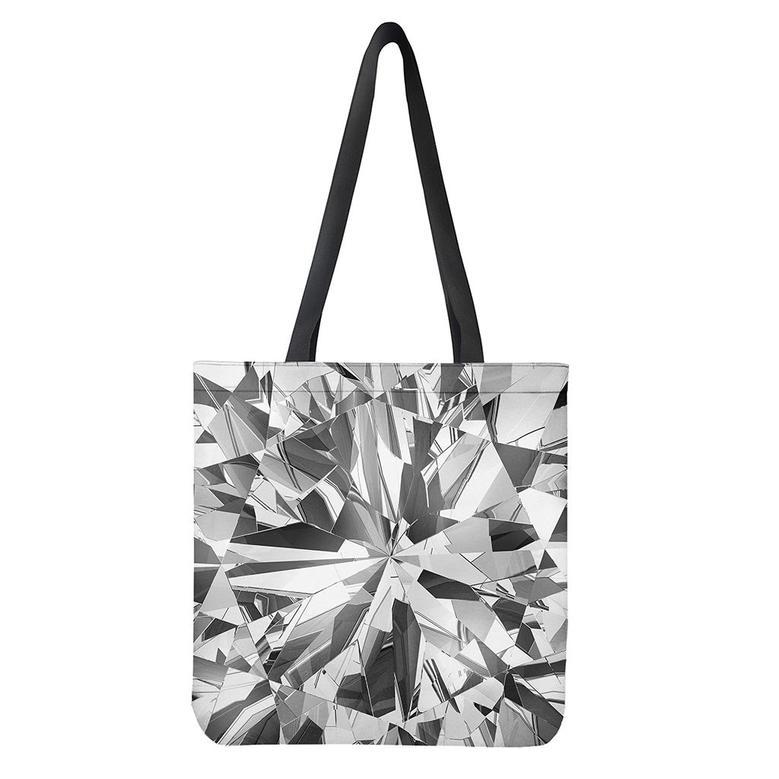 Diamond Print Tote Bag