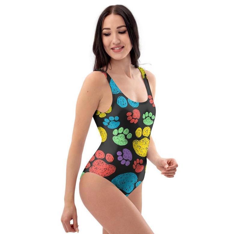 Doodle Paw One Piece Swimsuite