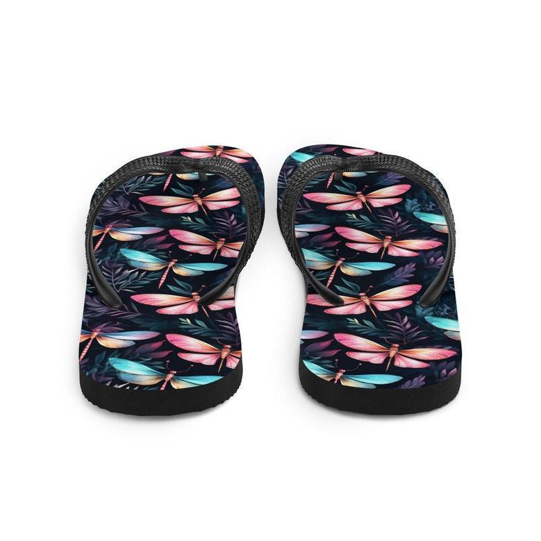 Dragonfly Summer Flip Flops