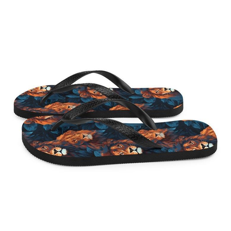 Dual Lion Flip Flops