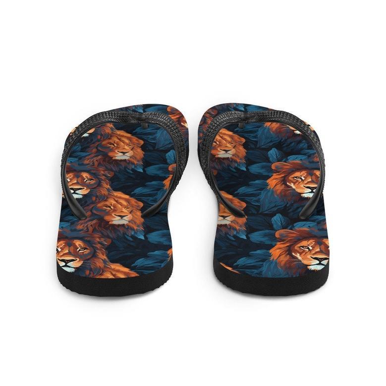 Dual Lion Flip Flops