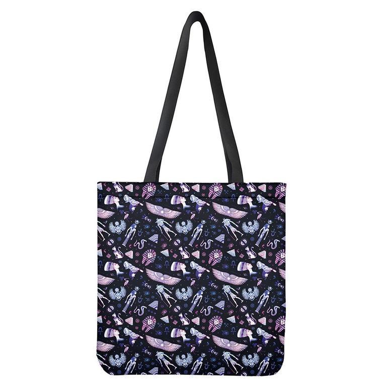 Egyptian Tribal Symbols Print Tote Bag