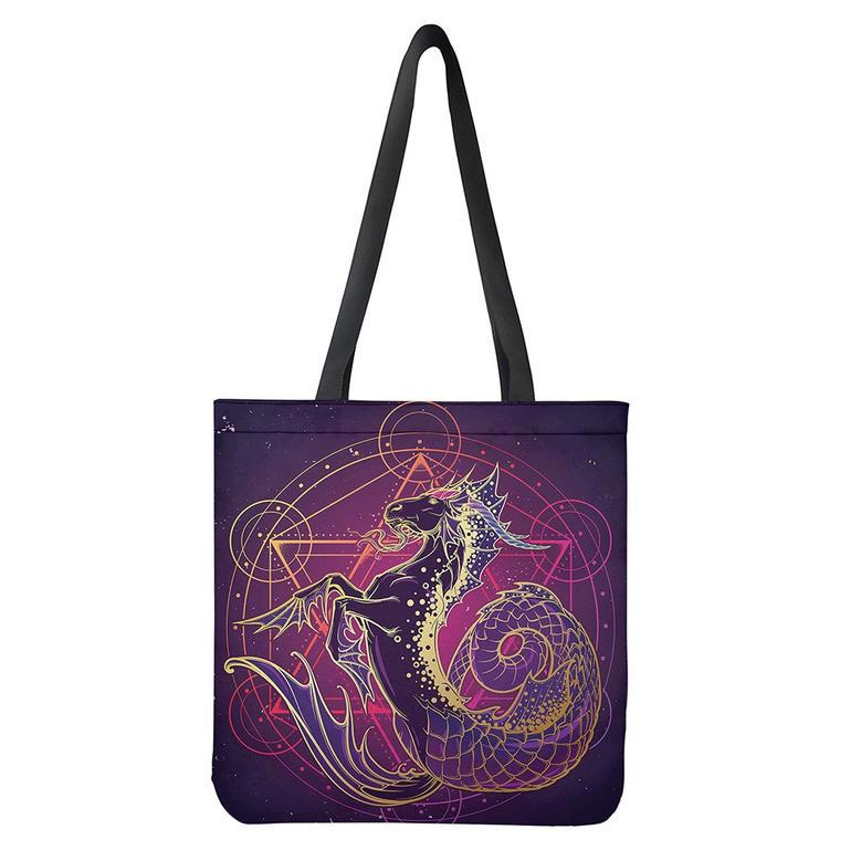 Fantastic Capricorn Sign Print Tote Bag