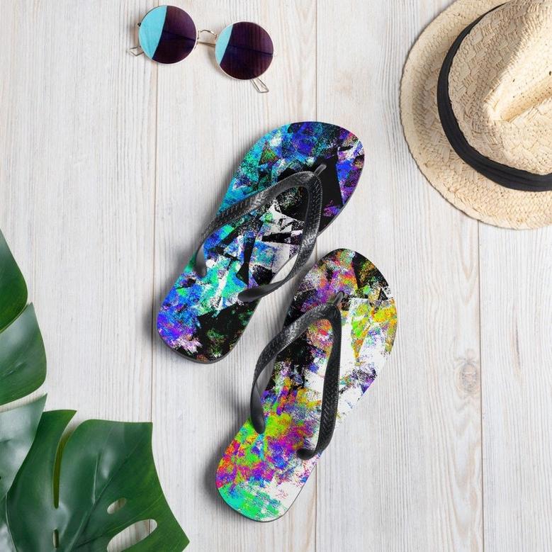 Flip Flops Vaporwave Print Unisex