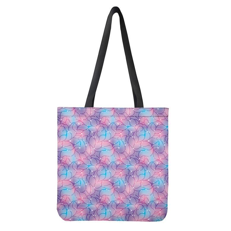 Floral Sparkle Print Tote Bag