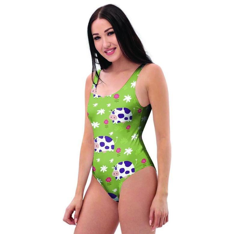 Funny Cow For Kids One Piece Swimsuite