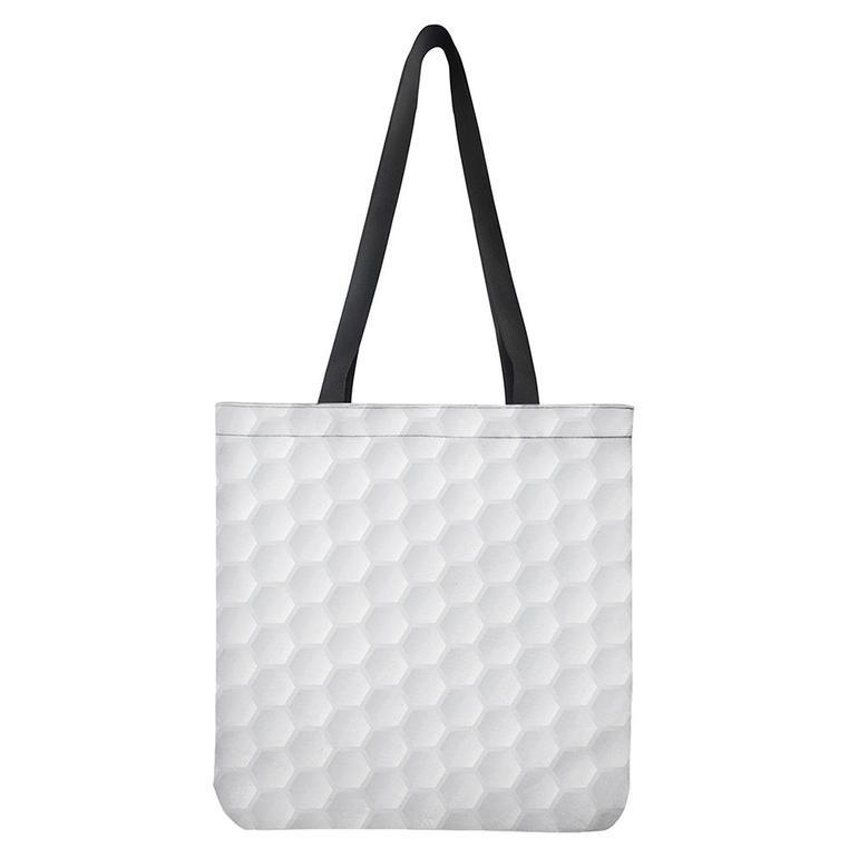 Golf Ball Print Tote Bag