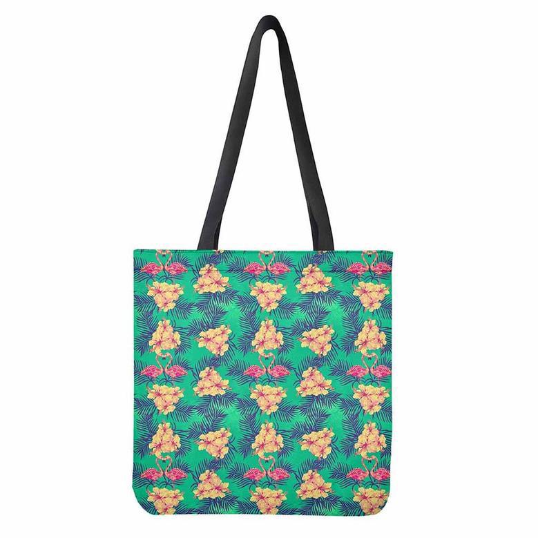 Hawaii Tropical Paradise Pattern Print Tote Bag