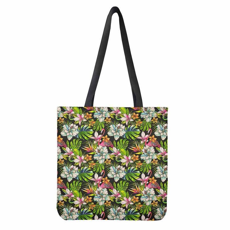 Hawaiian Aloha Tropical Pattern Print Tote Bag