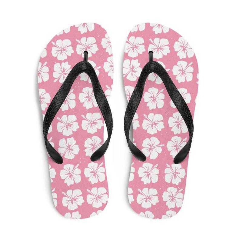 Hawaiian Flowers Flip-Flops