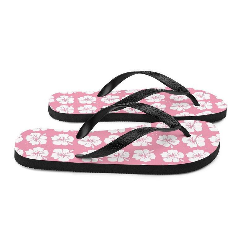 Hawaiian Flowers Flip-Flops