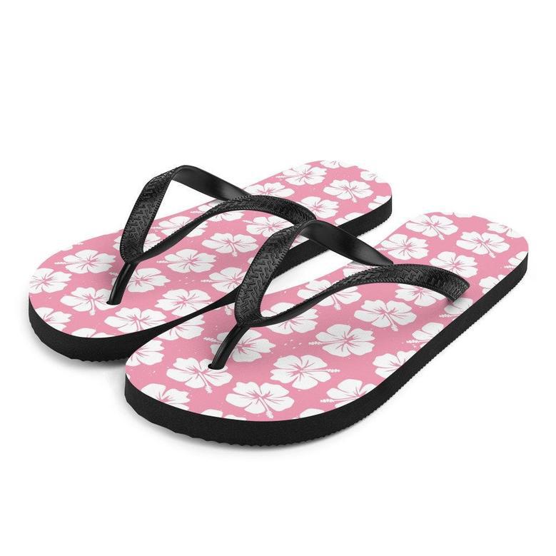 Hawaiian Flowers Flip-Flops