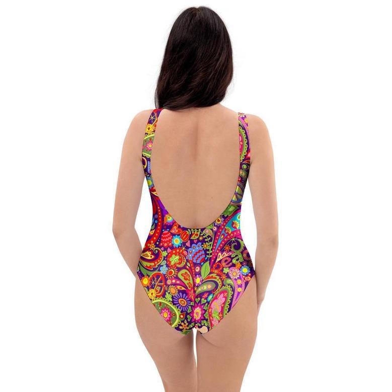 Hippie Paisley One Piece Swimsuite