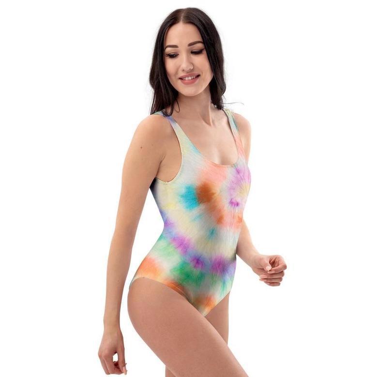 Hippie Tie Dye One Piece Swimsuite