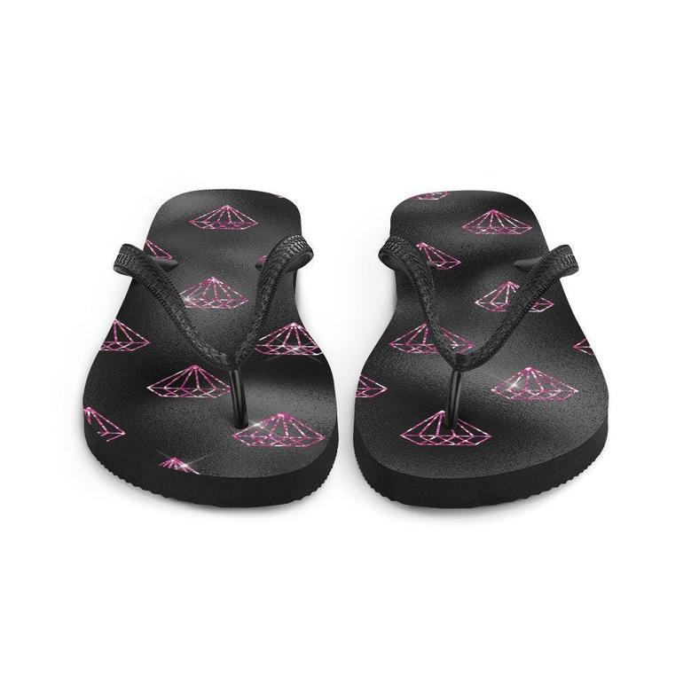 Hot Pink Diamonds Flip-Flops