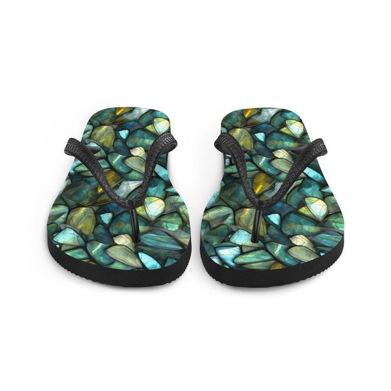 Labradorite Summer Flip Flops