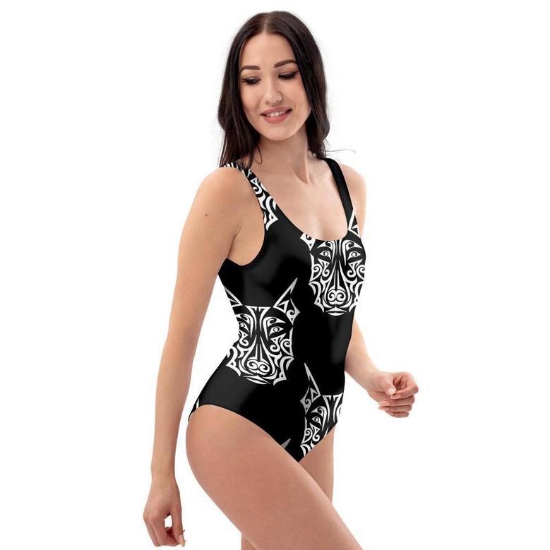 Maori Aztec Pitbull One Piece Swimsuite