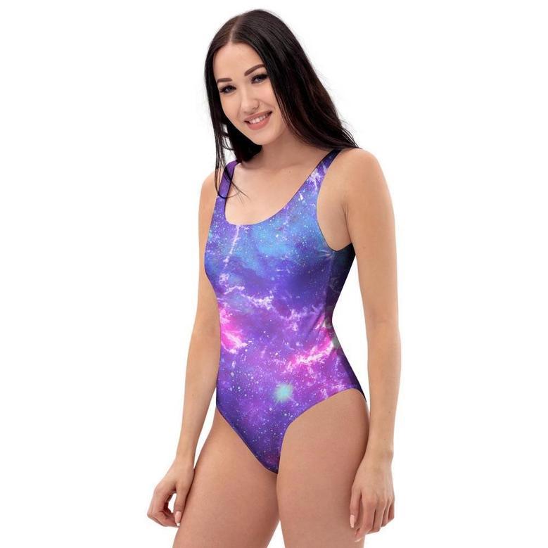 Nebula Galaxy Space One Piece Swimsuite