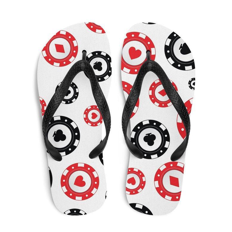 Poker Chips Flip-Flops