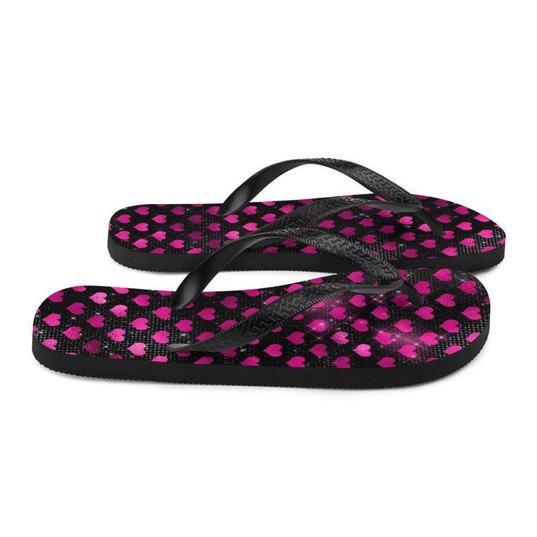 Purple Heart Flip-Flops