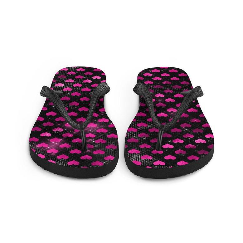 Purple Heart Flip-Flops