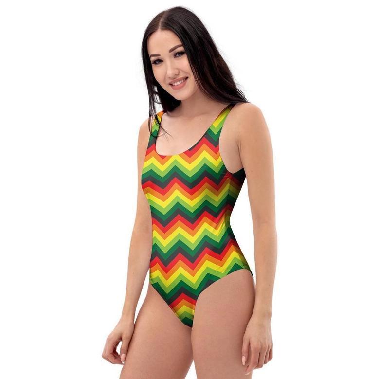 Rasta Jamaica Reggae One Piece Swimsuite