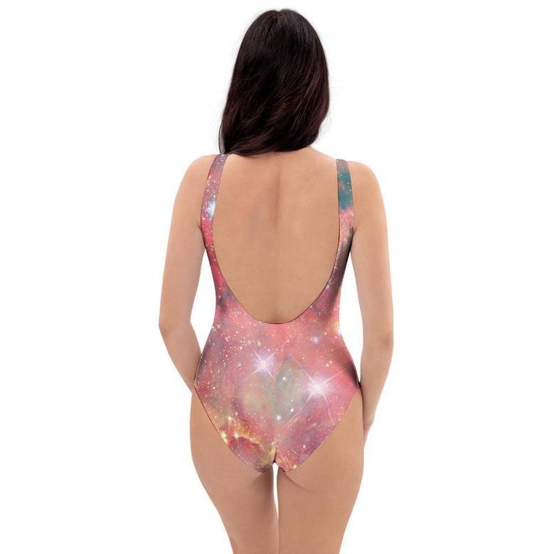 Red Cloud Galaxy Space One Piece Swimsuite