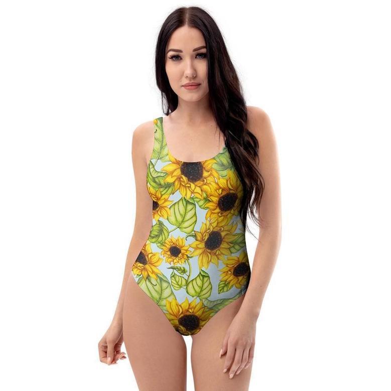 Sunflower Blue One Piece Swimsuite