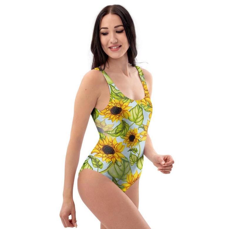 Sunflower Blue One Piece Swimsuite