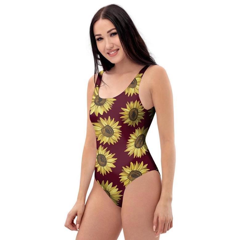 Sunflower Brown One Piece Swimsuite