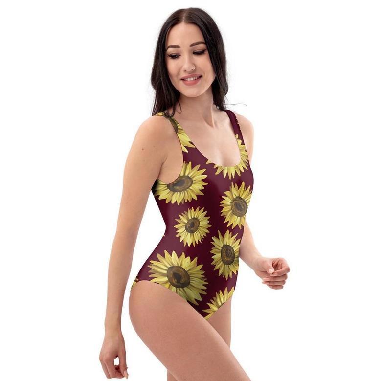 Sunflower Brown One Piece Swimsuite