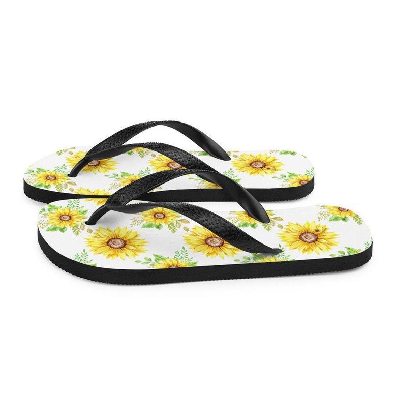 Sunflowers Flip-Flops