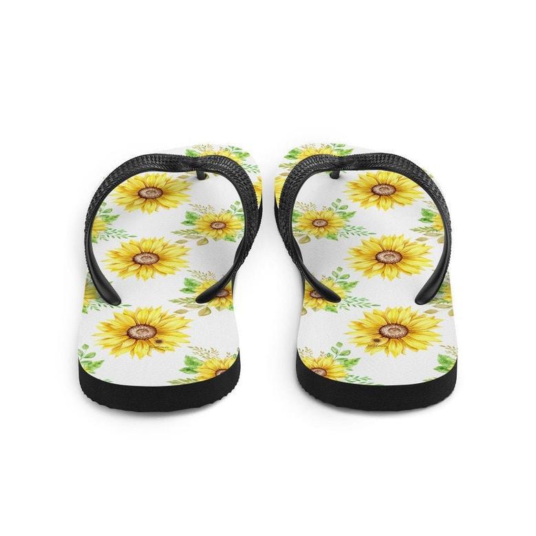 Sunflowers Flip-Flops