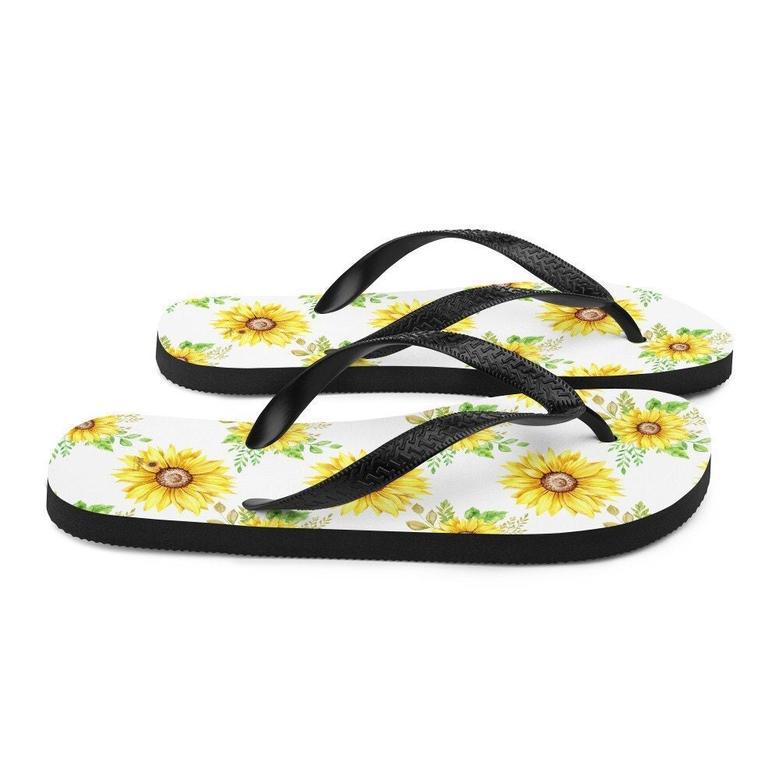 Sunflowers Flip-Flops