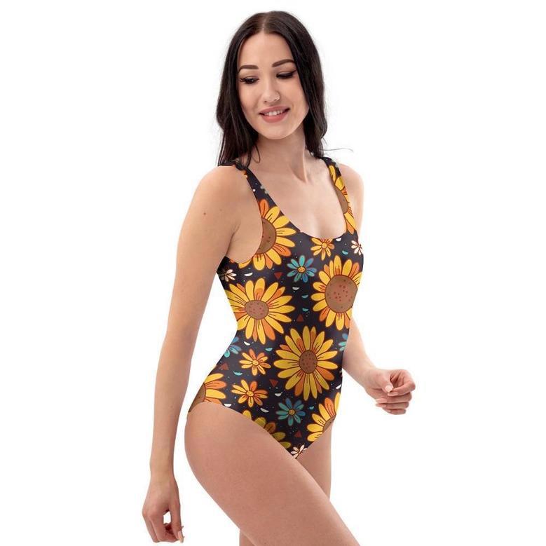 Sunflowr Floral One Piece Swimsuite